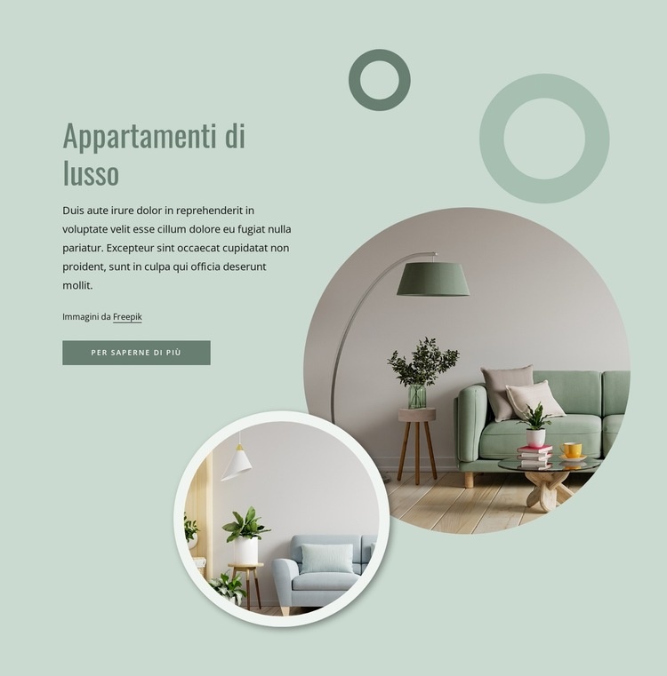 Rendi il tuo soggiorno memorabile Mockup del sito web