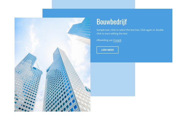 Bouwbedrijf Joomla-sjabloon