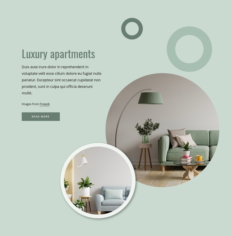 Make your stay memorable Squarespace Template Alternative