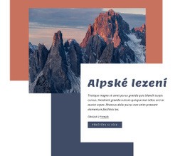 Alpské Lezení – Šablona Stránky HTML