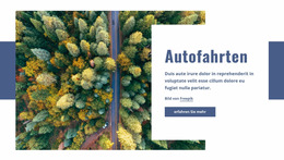 Autofahrten - Benutzerdefinierte Joomla-Vorlage