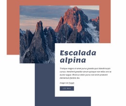 Escalada Alpina - Mejor Diseño De Sitio Web