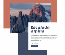 Diseño CSS Gratuito Para Escalada Alpina