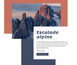 Escalade Alpine – Meilleure Conception De Site Web