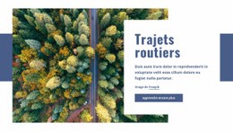 Trajets Routiers - HTML5 Website Builder