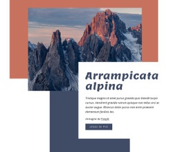 Arrampicata Alpina - Miglior Design Del Sito Web