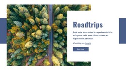 Roadtrips Schone En Minimale Sjabloon