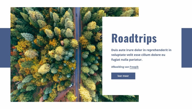 Roadtrips HTML5-sjabloon