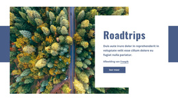 Roadtrips - WordPress-Thema-Inspiratie