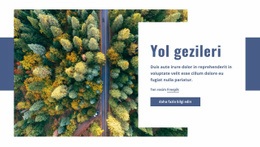 Yol Gezileri Için Çok Amaçlı HTML5 Şablonu