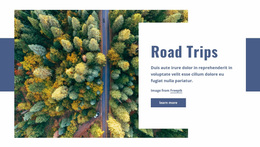 Ready To Use Site Design For Road Trips