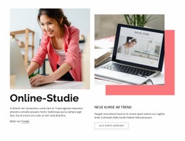 Online-Studie - Vorlagen Website-Design