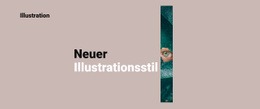 CSS-Menü Für Neuer Stil In Der Illustration