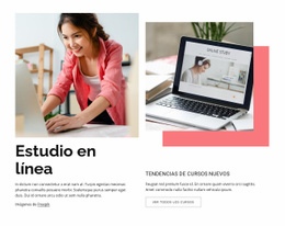 Estudio En Línea: Plantilla HTML5 Fácil De Usar