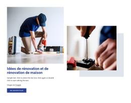 Idées De Rénovation Domiciliaire Modèle HTML CSS Réactif