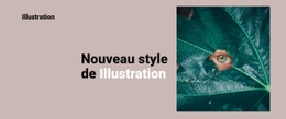 Modèle Joomla Pour Nouveau Style En Illustration