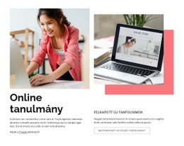 Online Tanulmány - Sablonok Webhelytervezés