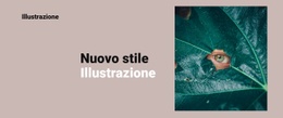 Nuovo Stile Nell'Illustrazione - Pagina Di Destinazione Gratuita, Modello HTML5
