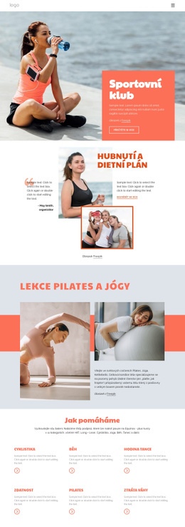 Pilates Vs Jóga - Moderní Design Stránek