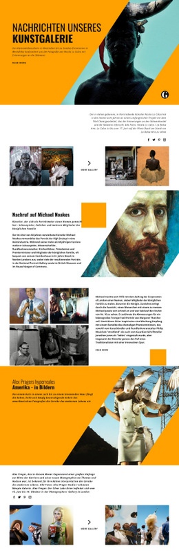 Kunstatelier - HTML-Vorlagen-Download