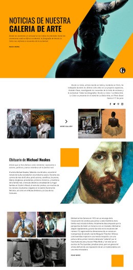 Estudio De Arte - Plantilla De Diseño De Sitio Web