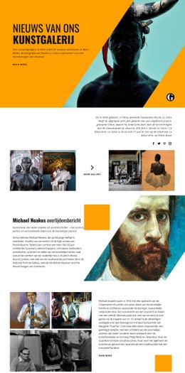 Meest Creatieve Joomla-Sjabloon Voor Kunststudio