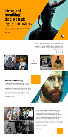 Premium Web Page Design For Art Studio