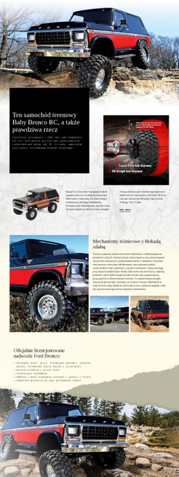 Bronco RC Car - HTML Page Maker