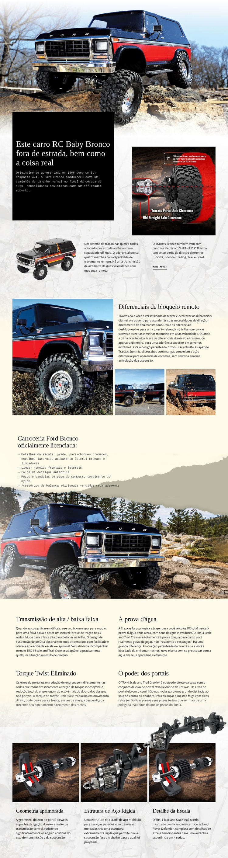 Carro Bronco Rc Construtor de sites HTML