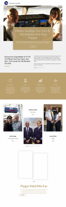 Flyger Med Min Far - E-Handelswebbplats