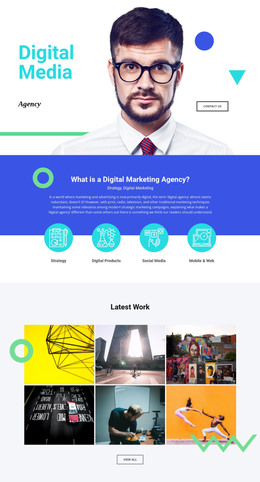 Digital Media Html Website Template