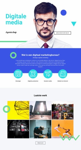 Digitale Media - Prachtig Websiteontwerp