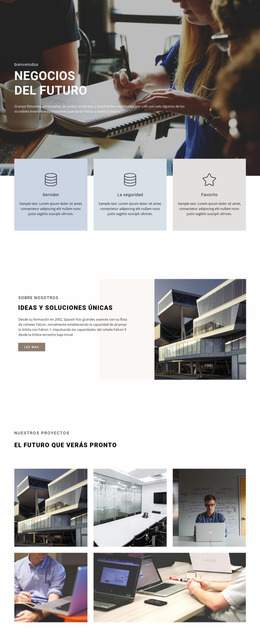 Ayuda Para Organizar Una Empresa - Plantilla Joomla Multipropósito