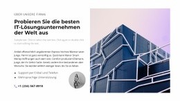 Fantastische HTML5-Vorlage Für Best-It-Unternehmen