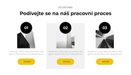 Náš Pracovní Postup Jednoduchá Šablona HTML CSS