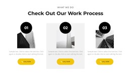 Our Work Process Simple HTML CSS Template