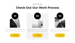 Css Process Flow Sample Our work process - CSS Template by Nicepage
