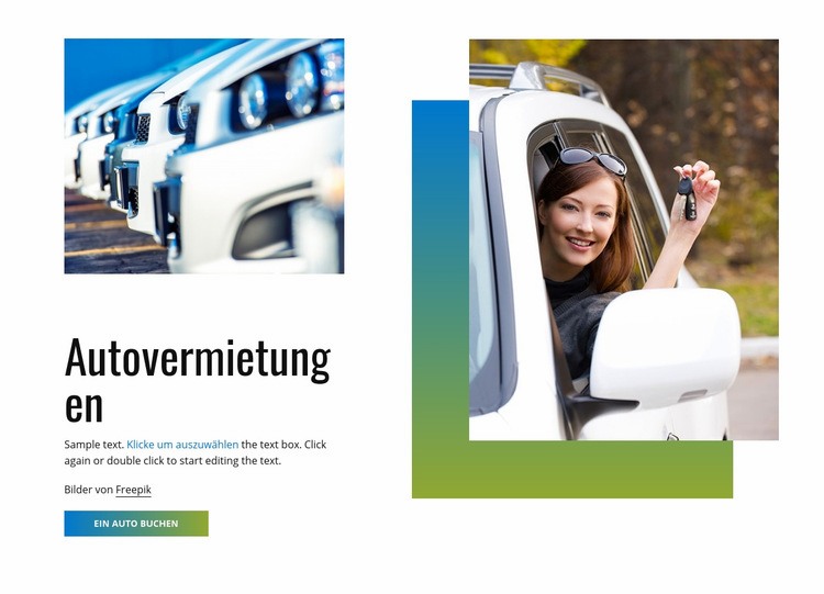 Elektroautovermietung Joomla Vorlage