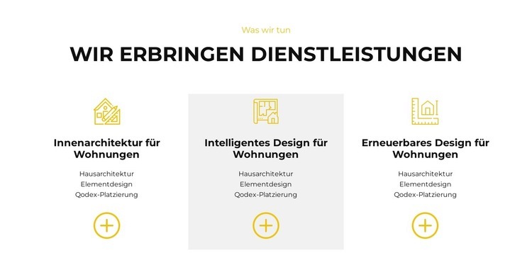 Wir bieten Ihnen an Website Builder-Vorlagen