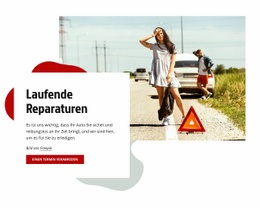 Laufende Autoreparaturen - Zielseite Für Jedes Gerät