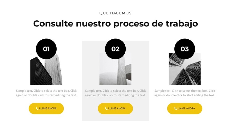 Nuestro proceso de trabajo Tema de WordPress