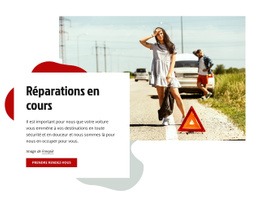 Réparation De Voitures En Cours D'Exécution - Superbe Créateur De Site Web