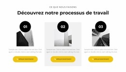 Notre Processus De Travail - Online HTML Page Builder