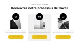 Notre Processus De Travail - Maquette De Site Web Créative Et Polyvalente