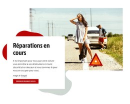 Modèle De Conception Gratuit Pour Réparation De Voitures En Cours D'Exécution