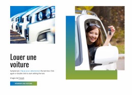 Fonctionnalité De Mise En Page De Thème Pour Location De Voitures Électriques