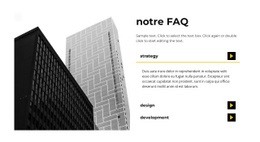 Questions Courantes - Un Magnifique Modèle D'Une Page