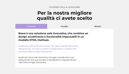 Schede Con Informazioni - Design Reattivo