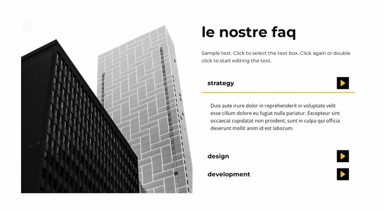 Domande comuni Mockup del sito web