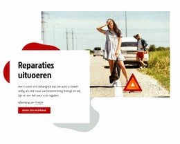 Autoreparaties Uitvoeren - Landingspagina Voor Elk Apparaat